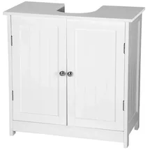 Woltu Waschbeckenunterschrank 60 x 60 x 30 cm Weiß