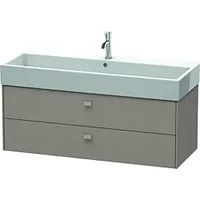 Duravit Brioso Waschtischunterbau BR415704343 1184x459mm, Basalt Matt, 2 Auszüge