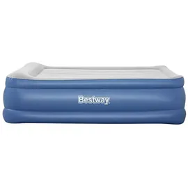 BESTWAY Tritech Queen Reinforced Doppel-luftbett Mit Eingebauter Pumpe - Grey - 203 x 152 x 56 cm