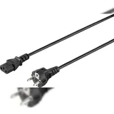 Sygonix SY-5042694 Kaltgeräte Anschlusskabel Schwarz 1.50 m