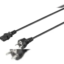 Sygonix SY-5042694 Kaltgeräte Anschlusskabel Schwarz 1.50 m