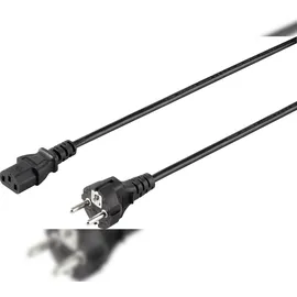 Sygonix SY-5042694 Kaltgeräte Anschlusskabel Schwarz 1.50 m