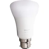 Philips Hue LED-Leuchtmittel, verbunden, Weiß B22, Kompatibel mit Alexa Leuchtmittel B22 weiß