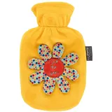 Fashy Wärmflasche mit Flauschbezug Blüte