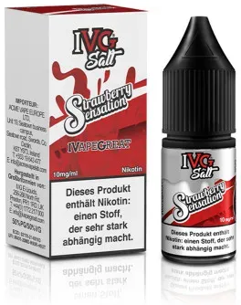 IVG Strawberry Sensation NicSalt Liquid 10ml / 10mg