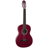 Dimavery AC-303 Klassikgitarre, rot