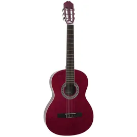 Dimavery AC-303 Klassikgitarre, rot