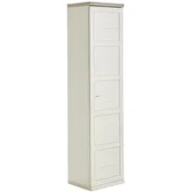 Hom ́in CAMRON Aktenschrank 50,6 x 43 x 209,2 cm grau, weiß