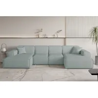 Fun Möbel Wohnlandschaft Sofa U-Form CELES PREMIUM XS in