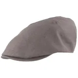 Breiter Schiebermütze Leichte Sommer-Mütze aus reinem Leinen blau 55