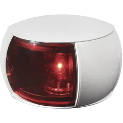 Hellamarine Navi LED Backbord - weiß
