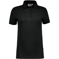 Hakro Damen Poloshirt Bio-Baumwolle Gots schwarz