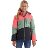 KILLTEC Mädchen Lynge Grls Jckt B Funktionsjacke Mit Kapuze, coral pink, 164