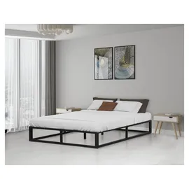 Habitat et Jardin Bettrahmen 160 x 200 cm Schwarz