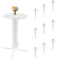 Trutzholm 10x Stehtisch klappbar Ø 70 cm Höhe 110