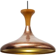 Bamyum Champion 3-flg. Ø35 cm rund Holz kupferfarben