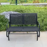 prestige home Schaukelbank 120 x 70 x 83 cm Schwarz