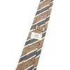 Krawatte ETERNA, Herren, Gr. One Size, blau (blau, beige), Baumwolle, Krawatten