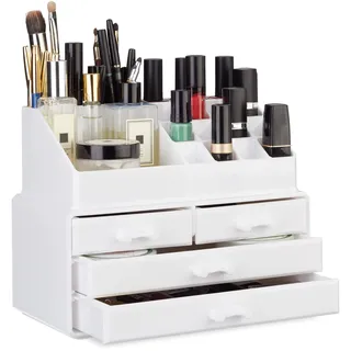 Relaxdays 4052025949402 Make-up-Organizer