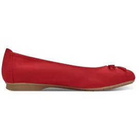 Jana Damen Ballerinas Elegant Vegan, Rot 39 EU