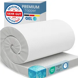 eloneo Gel Topper Matratzenauflage 200 x 200 cm