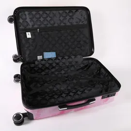 H4L Reisekoffer Koffer Hartschalenkoffer Reisetrolley Rosa Größe S 55x40x23cm