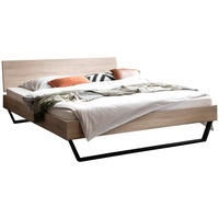 Hasena Bett Gleva 140 x 200 cm Holz Braun