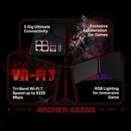 TP-Link Archer GE550 Wi-Fi 7 Gaming Router Tri-Band