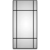 Talos Wandspiegel 60 x 120 cm Schwarz