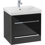 Villeroy & Boch Avento Unterschrank A88900B3 56,7x52,0x44,7cm, Crystal Black