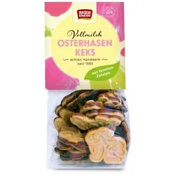 Rosengarten Dinkel-Osterhasen-Kekse Vollmilch bio