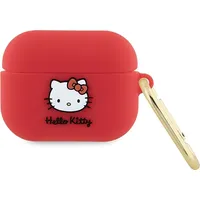 HELLO KITTY 3D Kitty Head Etui AirPods Pro Fuchsia/Rot