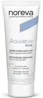 Noreva Laboratoires Aquareva Crème hydratante texture riche 24H 40 ml