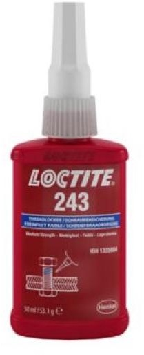 LOCTITE 243, mittel. Schraubens., 50 ml - Henkel