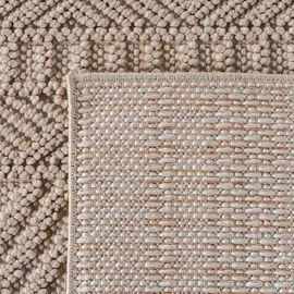 Ayyildiz Flachgewebeteppich Helix 2202 Beige 80 cm x 150 cm