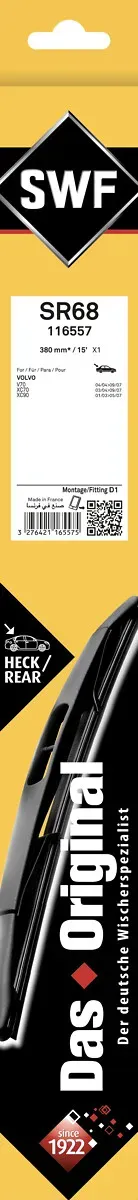 SWF Wischblatt 116557 hinten für Volvo