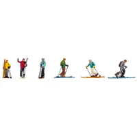 NOCH Krippen-Zubehör NOCH Skitourengeher, handkolorierte Winterfiguren