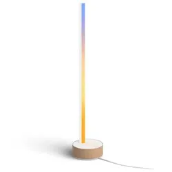 Philips Hue Gradient Signe Tischleuchte Oak in Weiß - minimalistisch & schlank