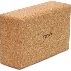 Yogablock Cork Pro Yoga Kork Stabil YOGISTAR beige No Size