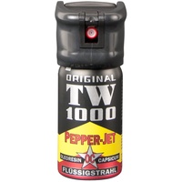 Abwehrspray TW1000 Pfefferspray zielgenauer Strahl, 40 ml