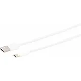 s/conn USB Lade-Sync Kabel, USB A Stecker auf USB-C 2.0, ABS, weiß, 0,5m (14-13040)