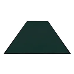 Schmutzfangmatte Colorstar, dunkelgrün, waschbar, glatter Rücken 746085115150-C15 , Maße (B x T): 85 x 115 cm