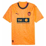 Puma Kurzärmiges Fußball T-Shirt für Männer Puma Valencia CF 3rd Kit 23/24 Orange - L