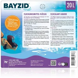 Bayzid Flockungsmittel flüssig 4 x 20l