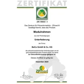 Beco Tellerlattenrost Mediflex Modul NV, (1 St.), Perfekte Körperanpassung und Druckentlastung weiß