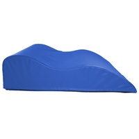 ATC Handels GmbH Venenkissen mit Kunstlederbezug und Ether-Schaum Füllung 75x55x20 cm - für den Hausgebrauch oder Massage (blau)