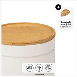 5 five simply smart 5five - salzdose "naturéo" aus weißer keramik