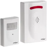 Green Blue GB3400 Funk-Bewegungsmelder mit Alarm | Mini-Alarmsensor kabellos bis 120 m | IP44 wetterfest | 5 Melodien | Für Haus Büro Lager Baustelle