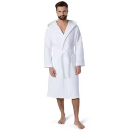 Möve Bademantel Piquée Weiß XL