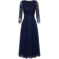 Swing Abendkleid mit Marine, 38